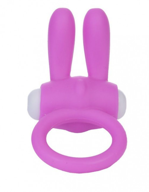 Розовое виброколечко для пениса Power Rabbit Clit Cockring, Lovetoy