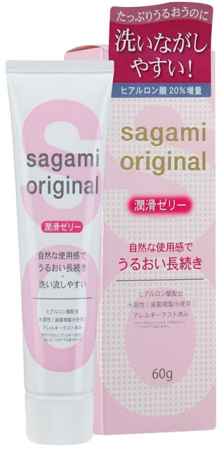 Гель-смазка на водной основе Sagami Original Gel - 60 гр., Sagami