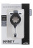 Чёрное эрекционное виброкольцо Infinity Vibrating Cockring with Dangling Ball, Shots Media BV