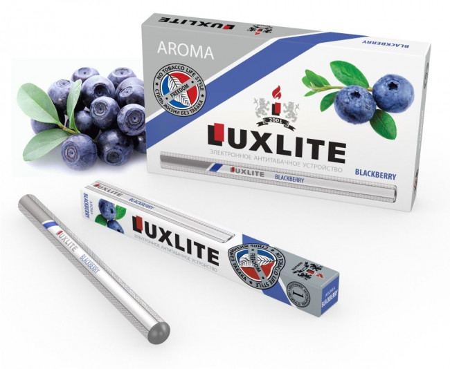 Одноразовое электронное антитабачное устройство BLACKBERRY с ароматом ежевики, Luxlite