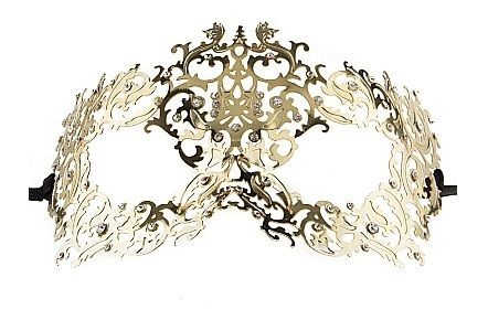 Золотистая металлическая маска Forrest Queen Masquerade, Shots Media BV Золотистая металлическая маска Forrest Queen Masquerade, Shots Media BV