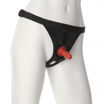 Трусики со штырьком для фиксации насадок Ultra Harness with Plug, Doc Johnson