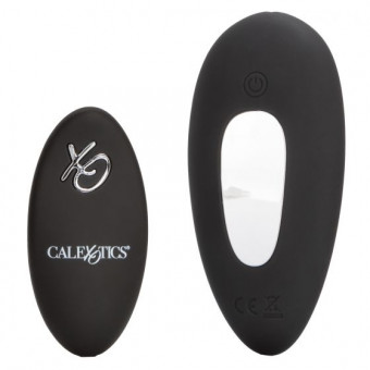 Черный вибровкладыш в трусики с пультом ДУ Silicone Remote Panty Pleaser, California Exotic Novelties