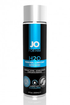 Мужской охлаждающий лубрикант на водной основе JO for Men H2O Cooling - 120 мл., System JO