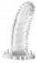 Прозрачная закрытая насадка с шипами Performance Tickler Sleeve - 14 см., Blush Novelties