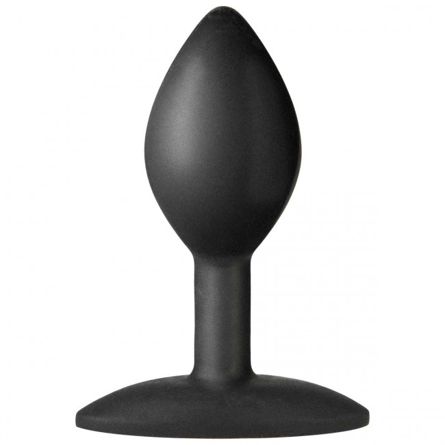 Черная анальная пробка Platinum Premium Silicone - The Minis Spade Small - Black S, Doc Johnson