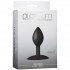 Черная анальная пробка Platinum Premium Silicone - The Minis Spade Small - Black S, Doc Johnson