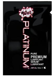 Гель-лубрикант на силиконовой основе Wet Platinum - 2 мл., Wet International Inc.