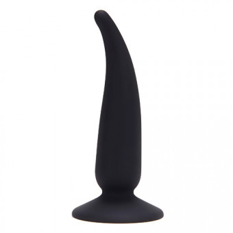 Чёрный анальный стимулятор THE BUTT ARROW SILICONE - 12,5 см., Toyz4lovers