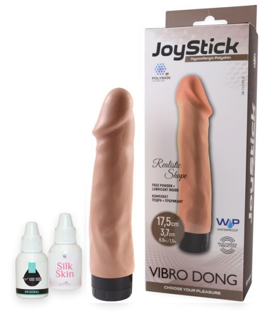 Реалистичный вибратор JOYSTICK - 17,5 см., Sitabella Реалистичный вибратор JOYSTICK - 17,5 см., Sitabella