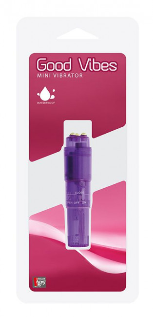 Фиолетовая виброракета GOOD VIBES MINI VIBRATOR, Dream Toys Фиолетовая виброракета GOOD VIBES MINI VIBRATOR, Dream Toys