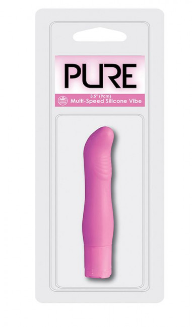 Фиолетовый мини-вибромассажёр PURE 3.5INCH VIBRATOR PURPLE - 9 см., NMC Фиолетовый мини-вибромассажёр PURE 3.5INCH VIBRATOR PURPLE - 9 см., NMC
