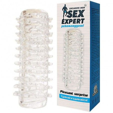 Прозрачная насадка 2-в-1 с шипами - 12 см., Bior toys