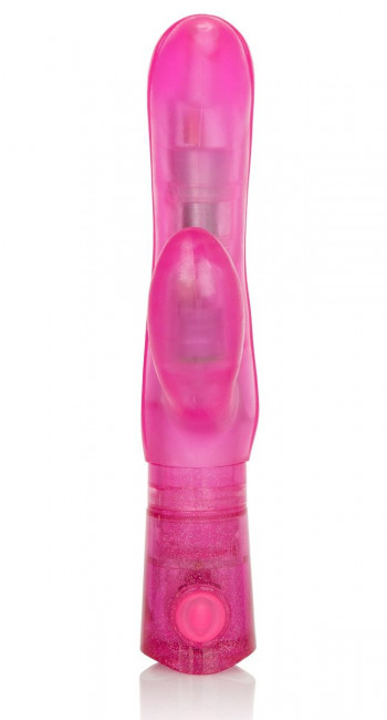 Розовый вибромассажер First Time Dual Exciter , California Exotic Novelties Розовый вибромассажер First Time Dual Exciter , California Exotic Novelties