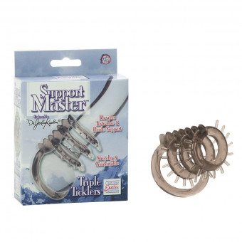 Хомут на пенис из 4 колец, California Exotic Novelties