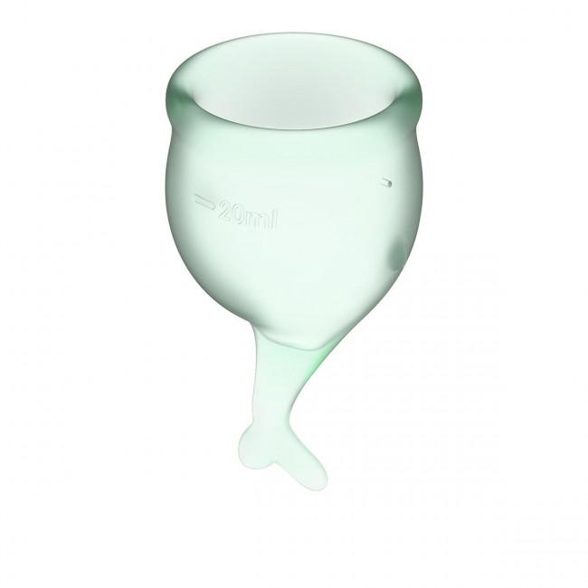 Набор зеленых менструальных чаш Feel secure Menstrual Cup Набор зеленых менструальных чаш Feel secure Menstrual Cup