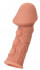 Насадка на фаллос с пузыриками, венками и ребристостью Extreme Sleeve 009 S-size - 12,7 см., KOKOS