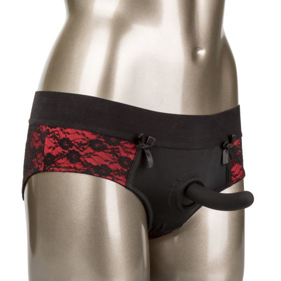 Трусики с доступом и съемной насадкой Crotchless Pegging Panty Set L/XL Трусики с доступом и съемной насадкой Crotchless Pegging Panty Set L/XL