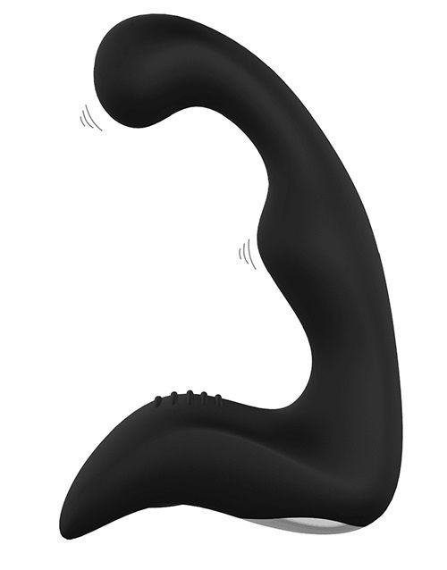Чёрный перезаряжаемый массажёр простаты BOOTY PLEASER, Dream Toys