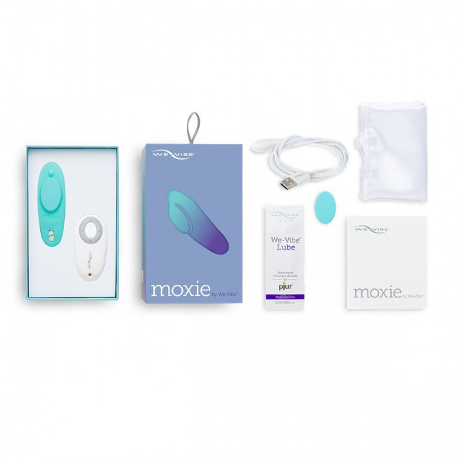 Мятный вибромассажер для стимуляции клитора Moxie, We-vibe