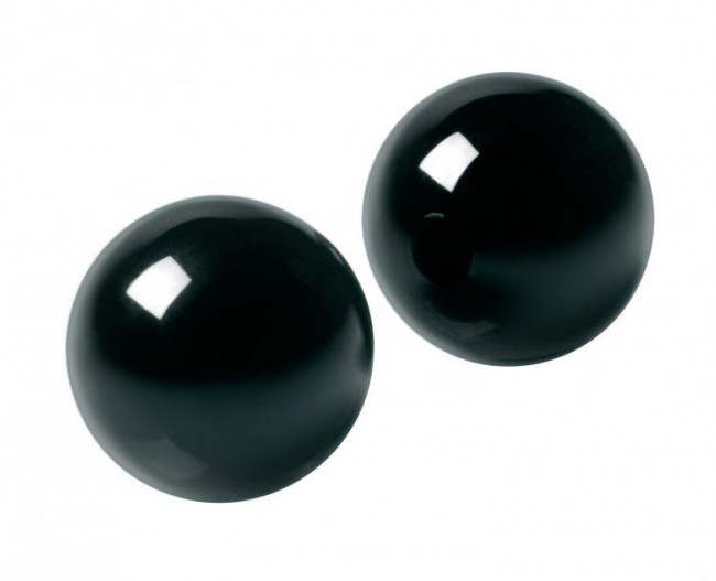 Темно-зеленые вагинальные шарики Jaded Glass Ben Wa Balls, XR Brands Темно-зеленые вагинальные шарики Jaded Glass Ben Wa Balls, XR Brands