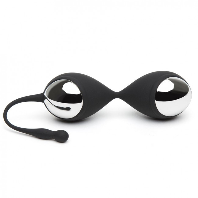 Черно-серебристые вагинальные шарики Inner Goddess Kegel Toner Balls Черно-серебристые вагинальные шарики Inner Goddess Kegel Toner Balls