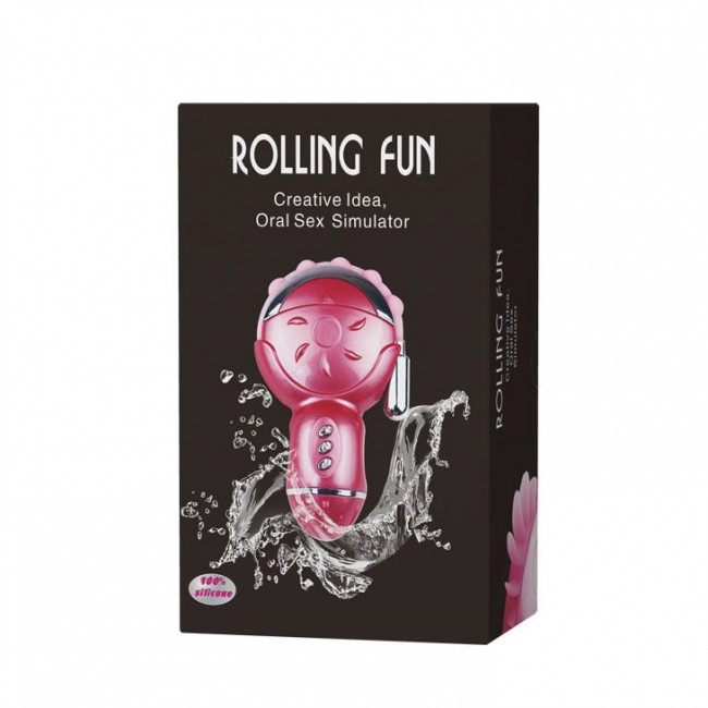 Имитатор орального секса с гнущимся анальным стимулятором Rolling Fun, Baile