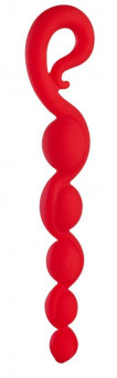 Красная анальная цепочка Bendybeads, Fun Factory