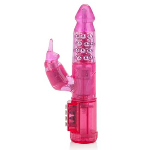 Розовый вибромассажер MY FIRST JACK RABBIT, California Exotic Novelties