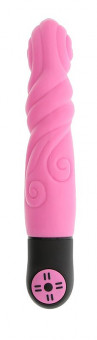 Розовый водонепроницаемый вибромассажер PURE VIBE - 17,8 см., Seven Creations