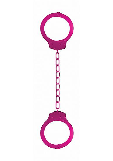 Металлические розовые оковы Pleasure Legcuffs, Shots Media BV
