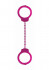 Металлические розовые оковы Pleasure Legcuffs, Shots Media BV