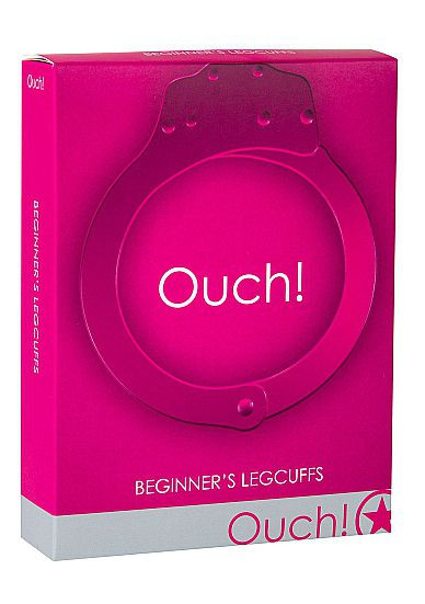 Металлические розовые оковы Pleasure Legcuffs, Shots Media BV