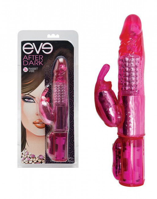 Розовый компьютерный вибратор Eve After Dark 7x Rabbit Vibe - 22 см., Topco Sales Розовый компьютерный вибратор Eve After Dark 7x Rabbit Vibe - 22 см., Topco Sales