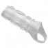 Насадка на пенис с кольцом для мошонки Clear Sensations Enhancer Sex Sleeve - 11,5 см., XR Brands Насадка на пенис с кольцом для мошонки Clear Sensations Enhancer Sex Sleeve - 11,5 см., XR Brands