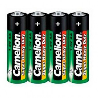 Комплект из 4 батареек типа АА CAMELION R6, Элементы питания