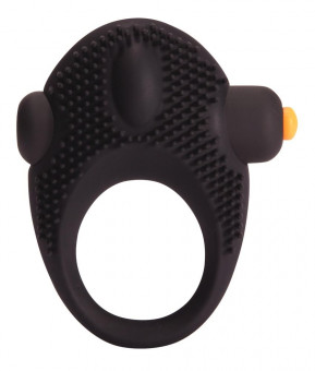 Чёрное эрекционное кольцо с вибрацией Vibrating Cock Ring, Pornhub