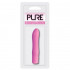Фиолетовый вибромассажёр PURE 3.5INCH VIBRATOR PURPLE - 9 см., NMC