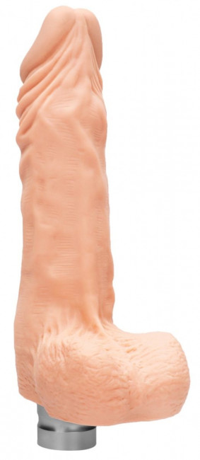 Телесный вибратор Vibrating Dildo With Balls - 25 см. Телесный вибратор Vibrating Dildo With Balls - 25 см.