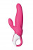 Ярко-розовый вибратор  Satisfyer Vibes Mr. Rabbit с клиторальным отростком - 22,1 см., Satisfyer