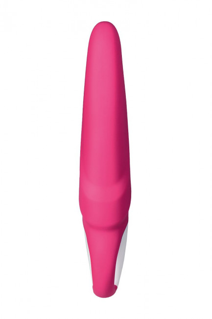 Ярко-розовый вибратор  Satisfyer Vibes Mr. Rabbit с клиторальным отростком - 22,1 см., Satisfyer