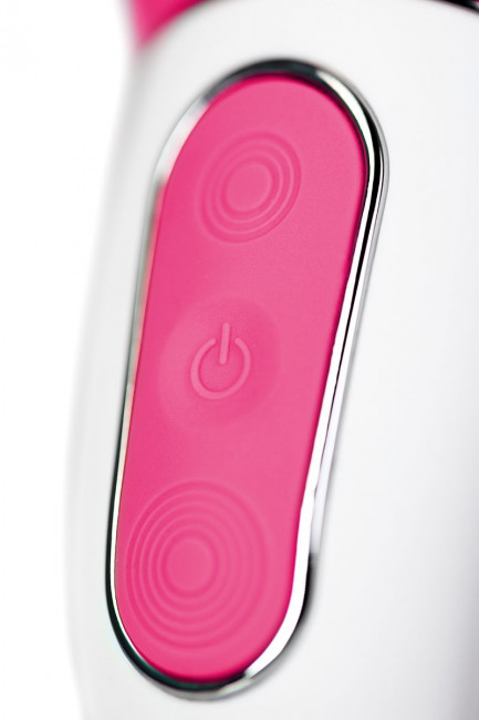 Ярко-розовый вибратор  Satisfyer Vibes Mr. Rabbit с клиторальным отростком - 22,1 см., Satisfyer