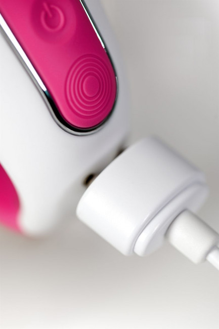 Ярко-розовый вибратор  Satisfyer Vibes Mr. Rabbit с клиторальным отростком - 22,1 см., Satisfyer