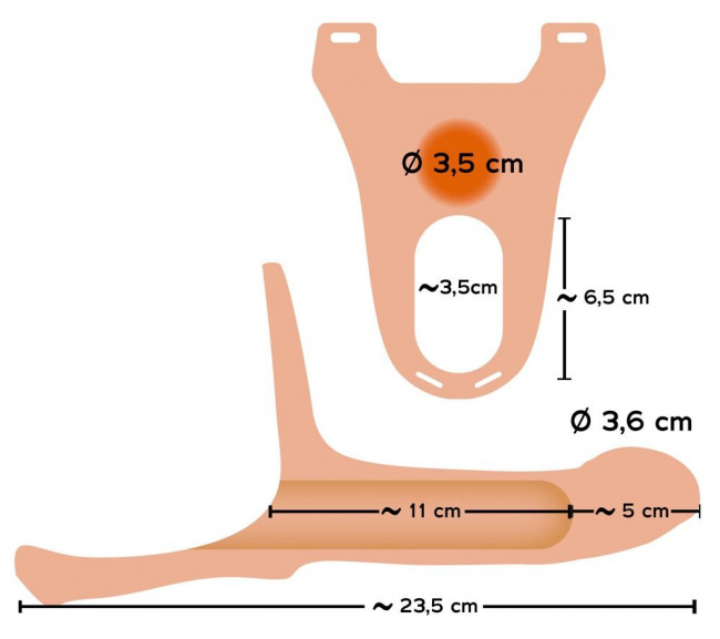 Силиконовый полый страпон на ремнях Silicone Strap-on - 16 см. Силиконовый полый страпон на ремнях Silicone Strap-on - 16 см.