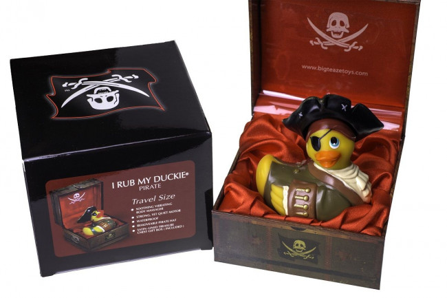 Вибратор уточка-пират I Rub My Duckie Pirate Travel Size, Big Teaze Toys Вибратор уточка-пират I Rub My Duckie Pirate Travel Size, Big Teaze Toys