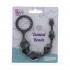 Черная анальная цепочка TWISTED BEADS - 23 см., Dream Toys Черная анальная цепочка TWISTED BEADS - 23 см., Dream Toys