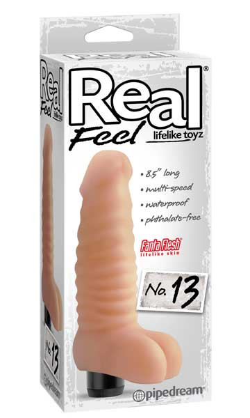 Вибратор REAL FEEL №13 - 19 см., Pipedream