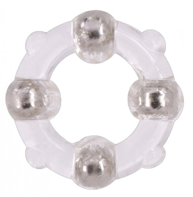 Эрекционное кольцо Stud Ring с бусинами, Seven Creations Эрекционное кольцо Stud Ring с бусинами, Seven Creations