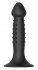 Черный анальный фаллоимитатор NUBBED PLUG - 13,5 см., Dream Toys