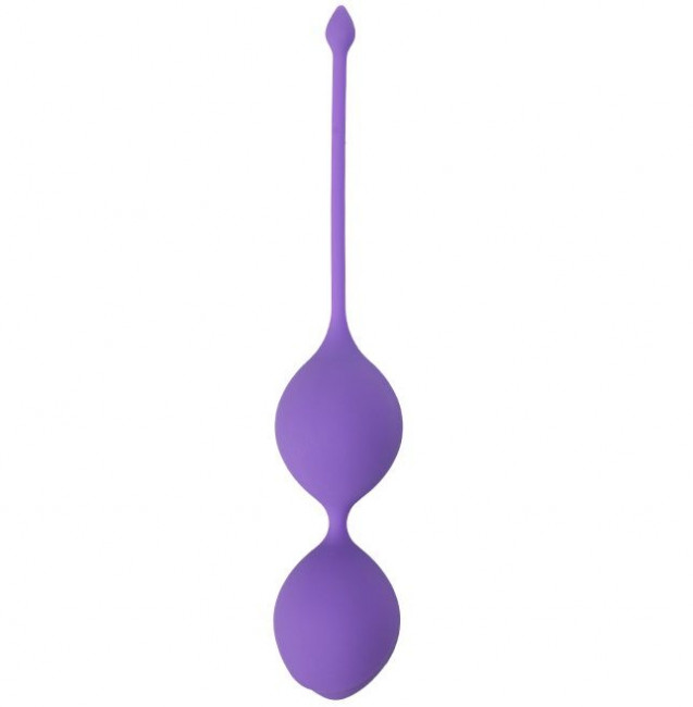 Фиолетовые вагинальные шарики SEE YOU IN BLOOM DUO BALLS 36MM, Dream Toys